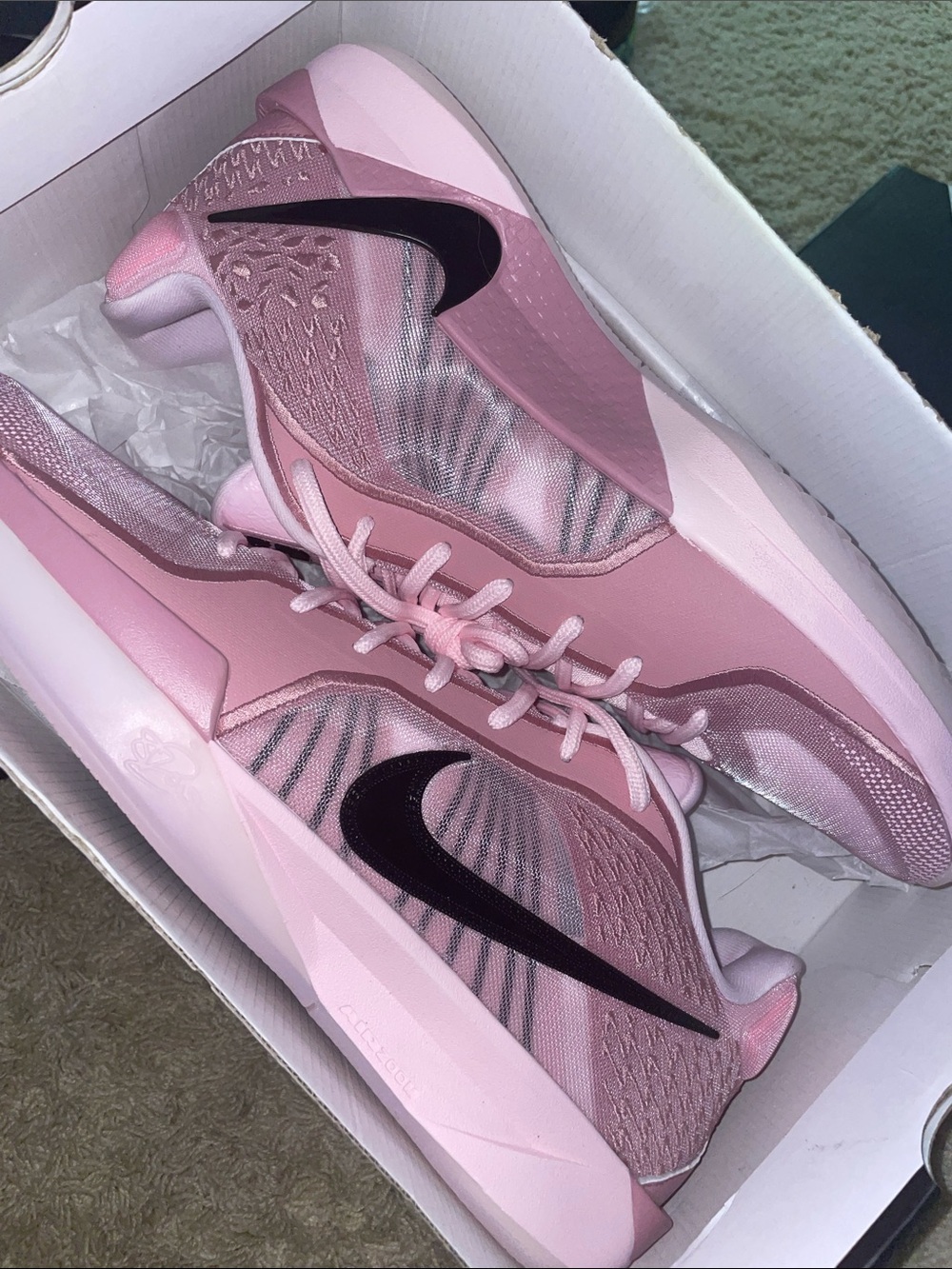 Nike Sabrina 2 Pink and Black Athletic Sneakers